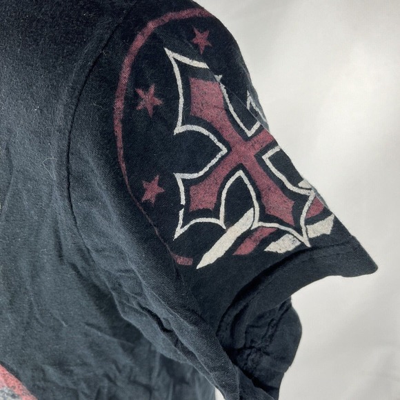 RAW STATE T SHIRT MENS SMALL DOUBLE SIDED SHIRT SLEEVE TEE REDEMPTION LIVE FREE - Picture 8 of 12